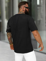 Camiseta de hombre negras OZONEE O/YN2/631