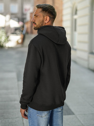Sudadera de hombre negra OZONEE JS/8B1767/3