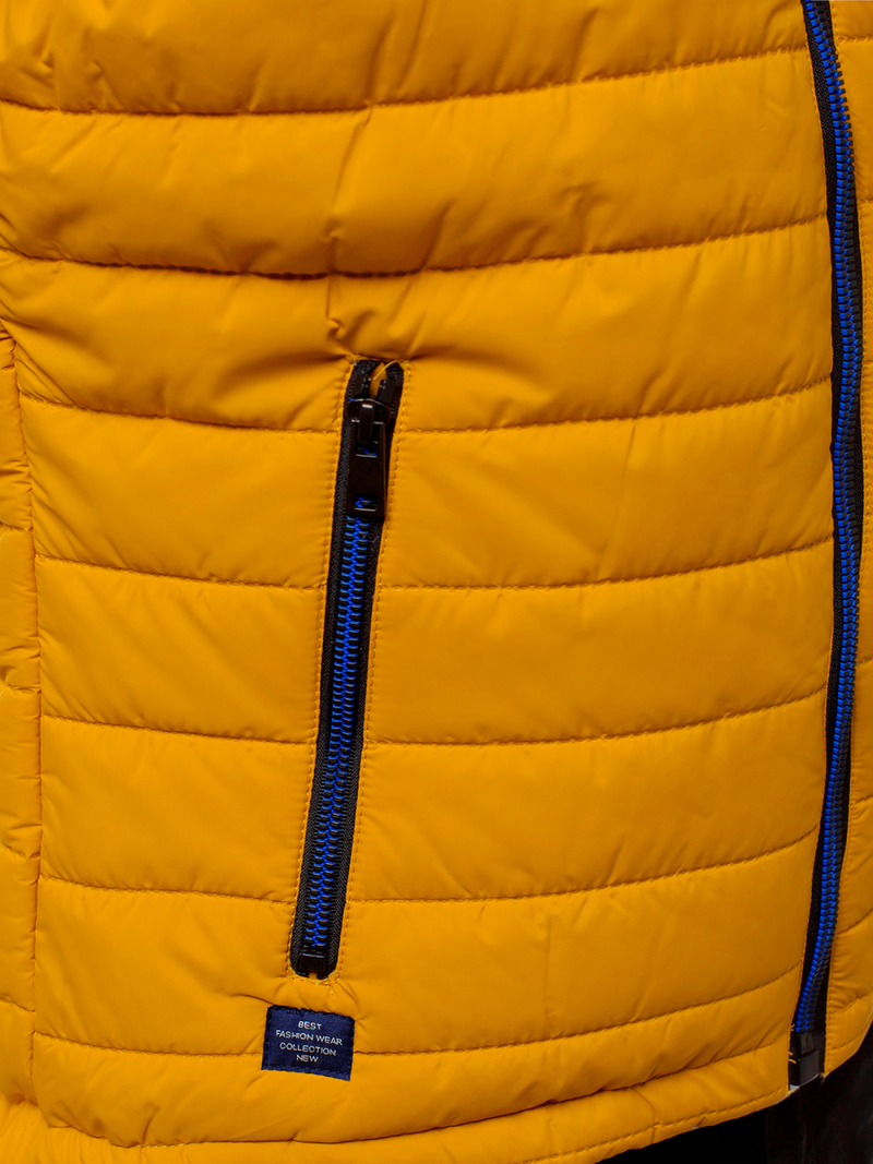 Chaleco de hombre amarilla OZONEE N/6102Z