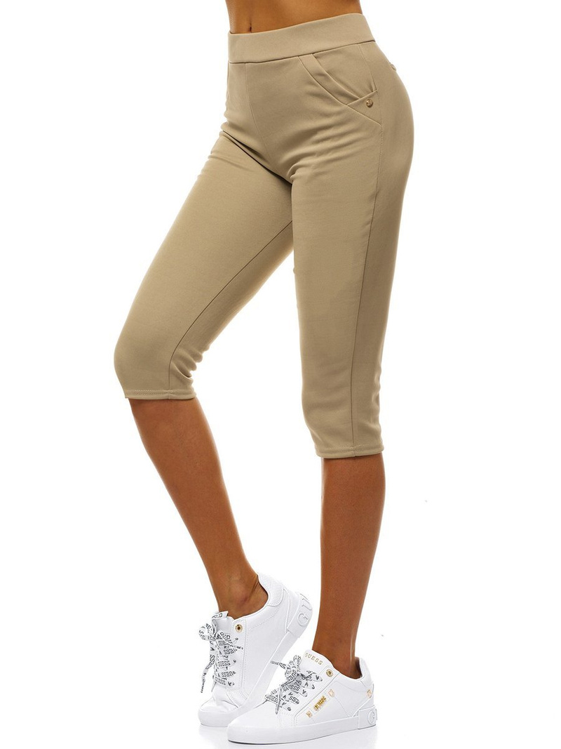 Leggings para mujer beige OZONEE JS/1027/C8