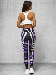 Leggings para mujer violeta OZONEE O/D0010Z