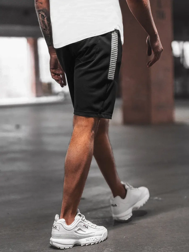 Pantalón corto de hombre negras OZONEE O/WW20013/1