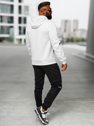 Chándal de hombre blanco-negro OZONEE O/LN11887