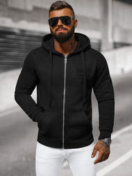 Sudadera de hombre negra OZONEE NB/MF2003