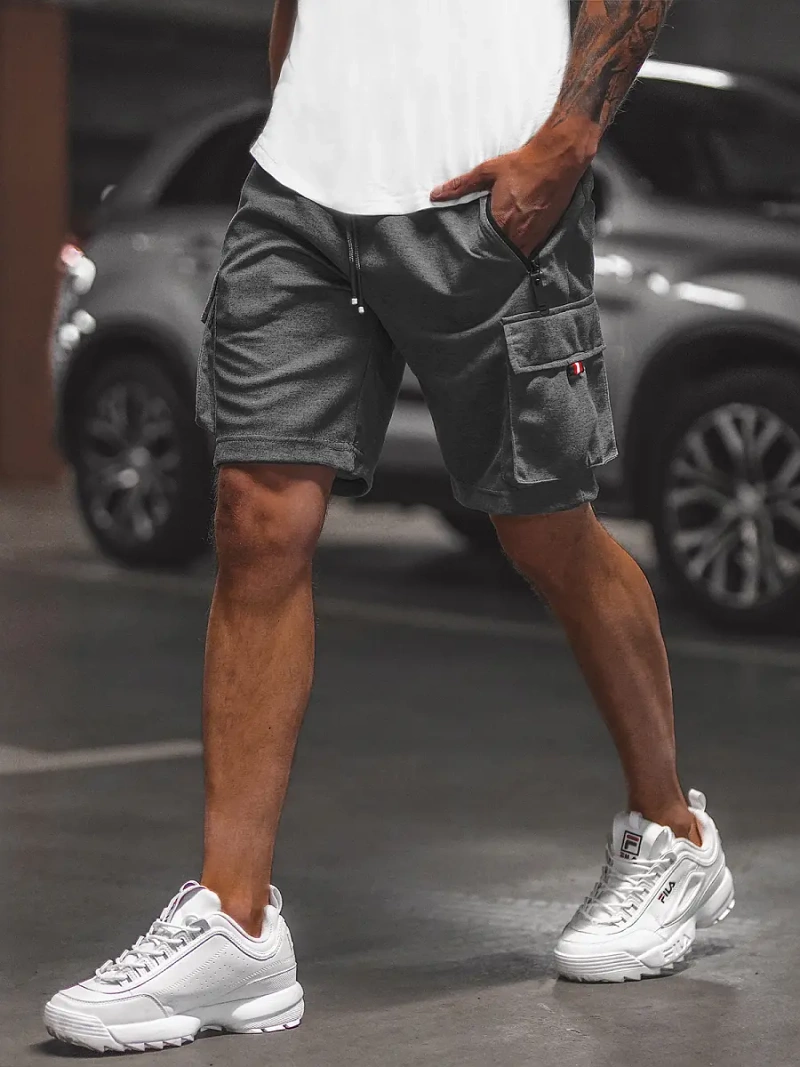 Pantalón corto de hombre grafito OZONEE O/WW20015/3