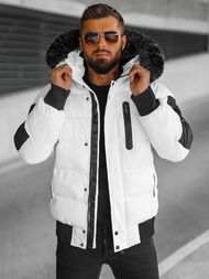 Chaqueta de hombre blanca OZONEE O/M798Z