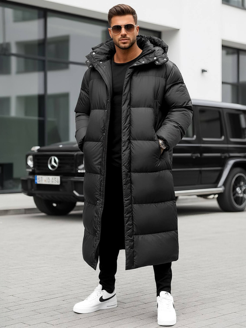 Chaqueta de hombre negra OZONEE O/M3202Z