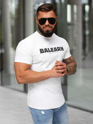 Camiseta de hombre blanco OZONEE NB/MT3135