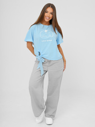 Camiseta de mujer azul claro OZONEE JS/RJ77247