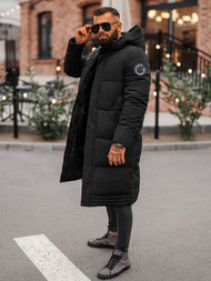 Chaqueta de hombre negra OZONEE JS/19M1290/392