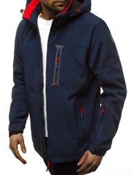 Chaqueta de hombre azul marino rojo OZONEE GE/12262