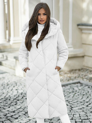 Chaqueta de mujer blanca OZONEE JS/5M3173/281Z