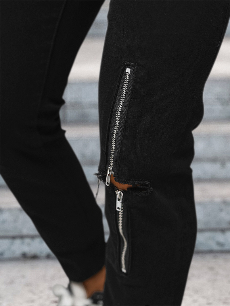 Vaqueros de hombre negras OZONEE NB/MP0087N