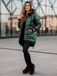 Chaqueta de mujer verde OZONEE JS/5M3188/238Z