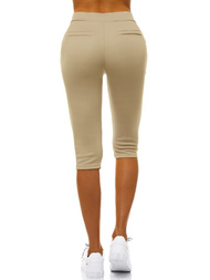 Leggings para mujer beige OZONEE JS/1027/A8
