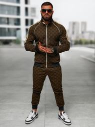 Chándal de hombre beige oscuro OZONEE O/FF5110AB