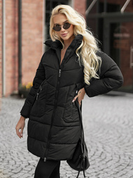Chaqueta de mujer en negra OZONEE JS/16M9302/392Z