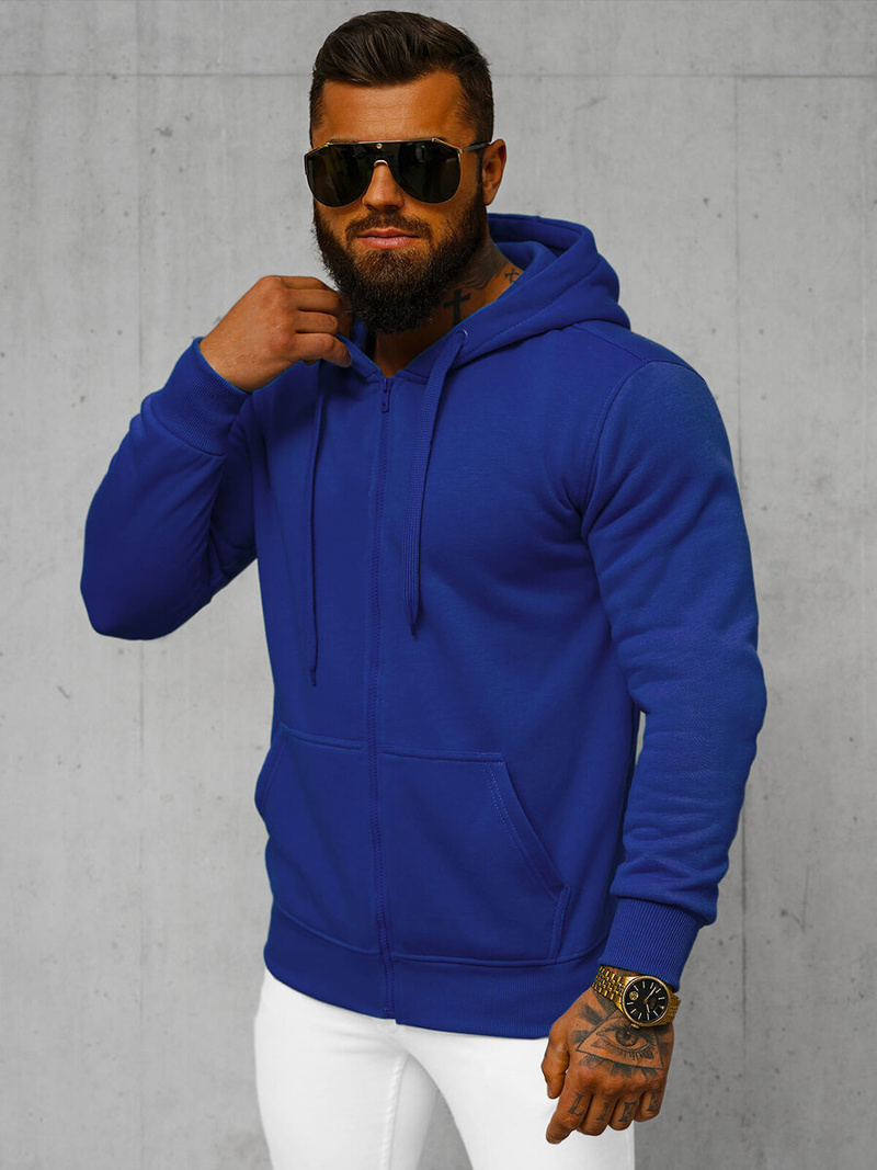 Sudadera de hombre cobalto OZONEE JS/2008Z