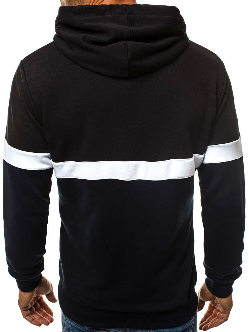 Sudadera de hombre granate OZONEE A/0963Z