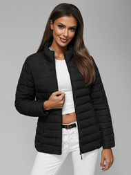 Chaqueta de mujer negra OZONEE JS/16M9109/392