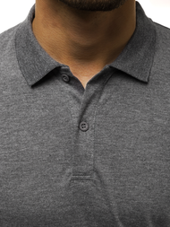 Polo de hombre grafito OZONEE JS/GD01