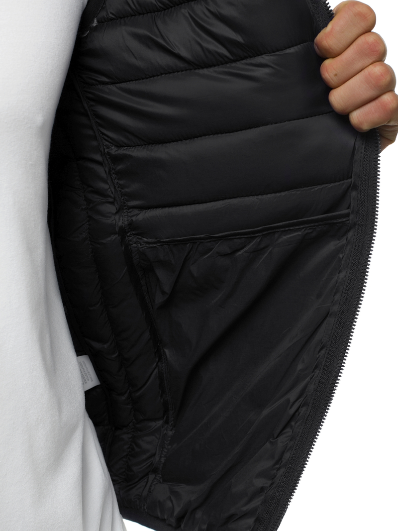 Chaleco de hombre negra OZONEE JS/LY36