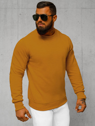 Sudadera de hombre camel OZONEE JS/2001-10Z