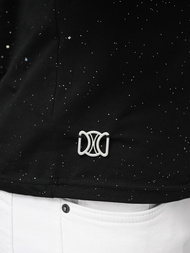 Camiseta de hombre negras OZONEE O/QQ1388