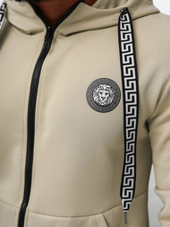 Chándal de hombre beige OZONEE O/LN11887