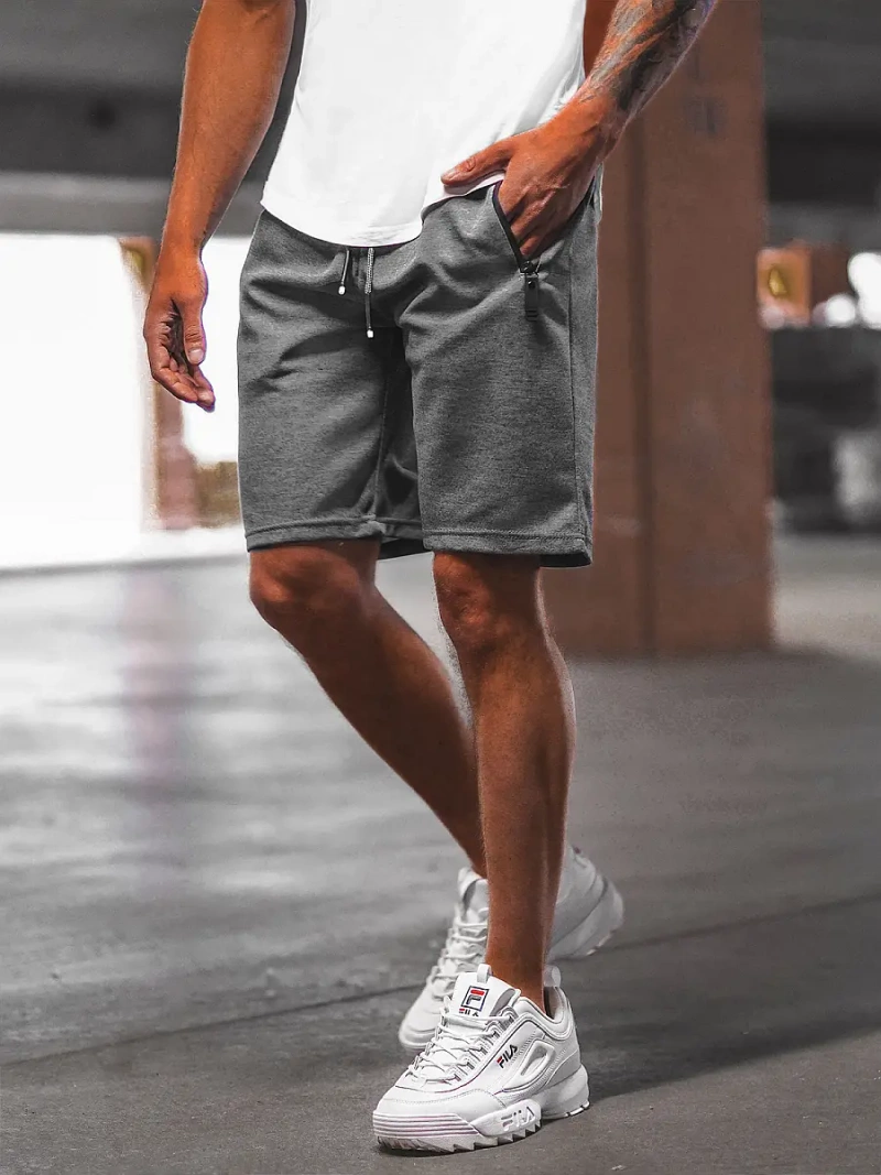 Pantalón corto de hombre grafito OZONEE O/WW20012/3