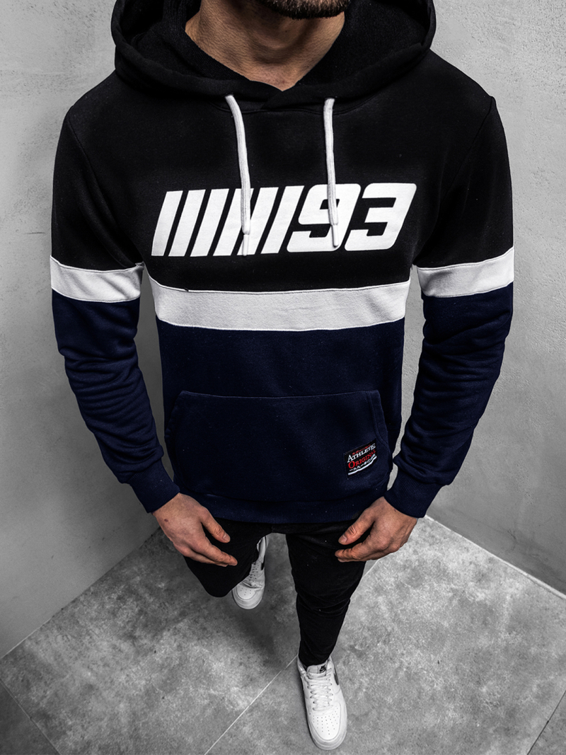 Sudadera de hombre granate OZONEE A/0963Z