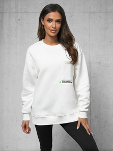 Sudadera de blanca OZONEE O/SWE23022Z