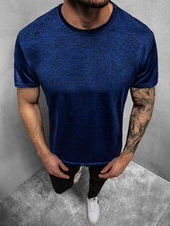 Camiseta de hombre azul marino OZONEE JS/S01Z
