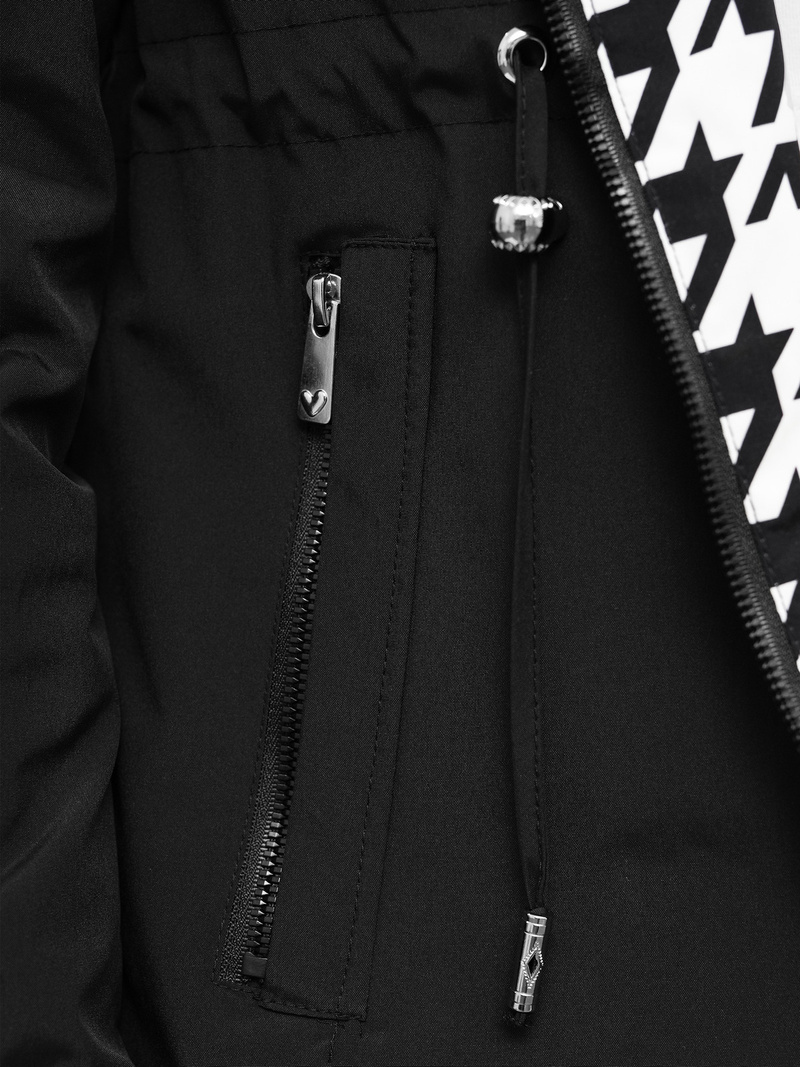 Chaqueta de mujer en negra OZONEE JS/16M9252/392