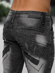 Vaqueros de hombre negras OZONEE NB/MP0045NZ