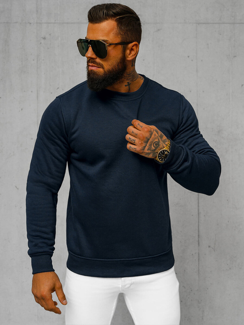 Sudadera de hombre granate OZONEE JS/2001-10Z