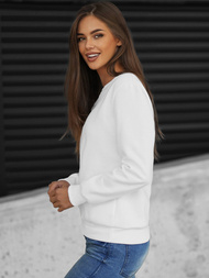 Sudadera de mujer blanca OZONEE JS/W01Z