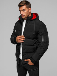 Chaqueta de hombre negra OZONEE JS/31M5003/B