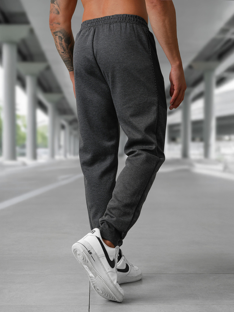 Pantalón de chándal de hombre grafito OZONEE JS/15K1850/5