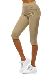 Leggings para mujer beige OZONEE JS/1027/C8
