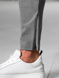 Pantalón chino de hombre gris oscuro OZONEE DJ/3300Z