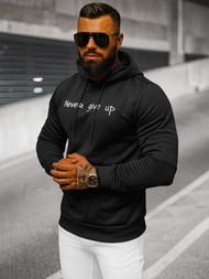 Sudadera de hombre negra OZONEE JS/27B6512/3