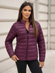 Chaqueta de mujer burdeos OZONEE JS/11Z8170