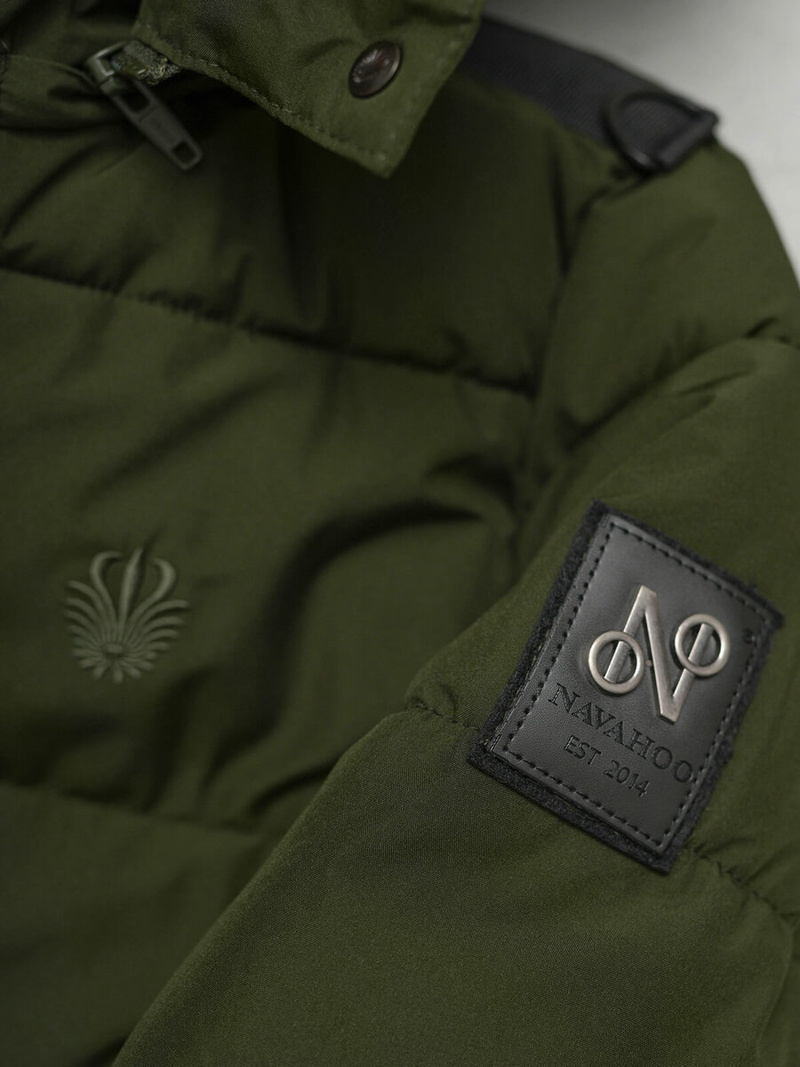 Chaqueta de mujer caqui OZONEE O/W377Z