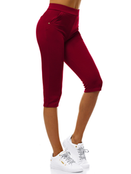 Leggings para mujer burdeos OZONEE JS/1027/C13