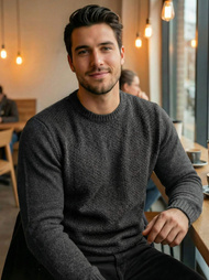 Jersey de hombre grafito OZONEE JS/59B3607/5