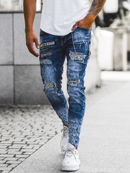 Vaqueros de hombre azul OZONEE O/E7752B