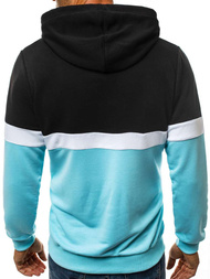 Sudadera de hombre azul claro OZONEE A/0963Z
