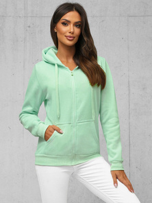 Sudadera de mujer menta OZONEE JS/W03Z