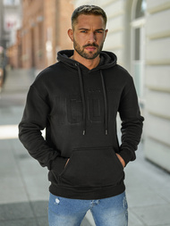 Sudadera de hombre negra OZONEE JS/8B1773/3